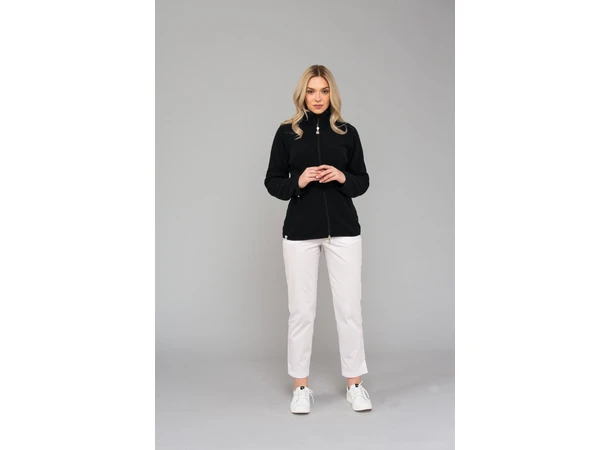 NELI Fleecejakke med lommer Black XS 