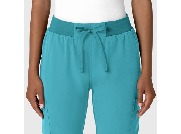 Nova Damebukse med strikk i livet Teal Blue XXL 