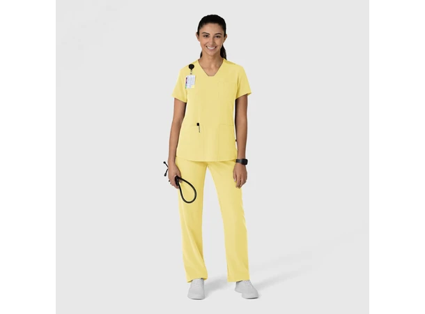 Nova Dametunika med V-hals Sunshine Yellow XL 