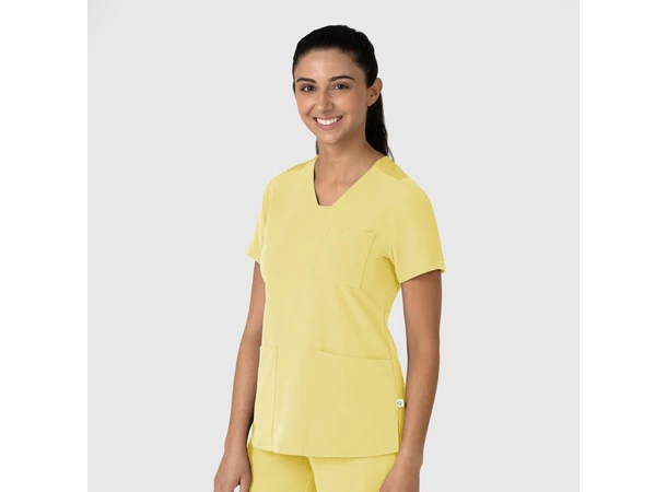 Nova Dametunika med V-hals Sunshine Yellow XL 