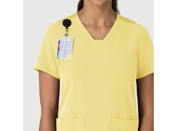 Nova Dametunika med V-hals Sunshine Yellow XL 