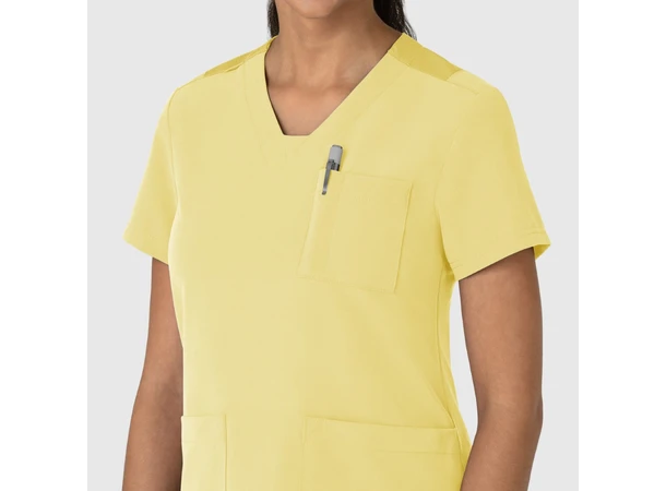 Nova Dametunika med V-hals Sunshine Yellow XL 