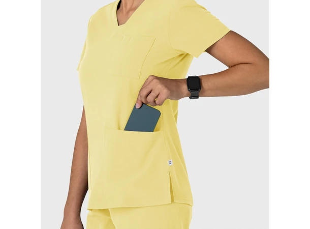 Nova Dametunika med V-hals Sunshine Yellow XL 