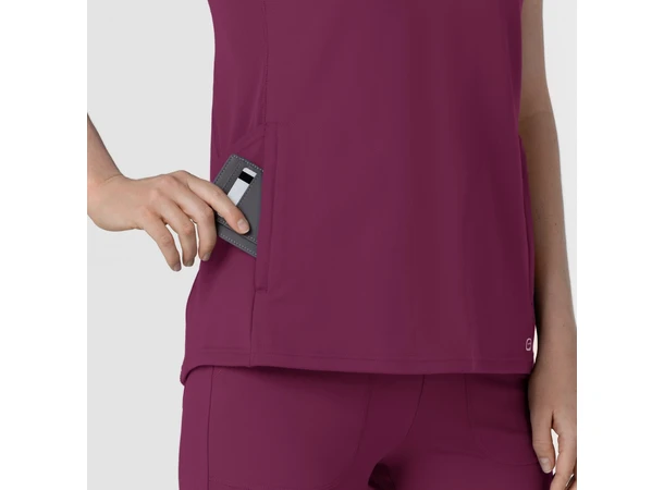 Renew Dametunika med fire lommer Wine S 