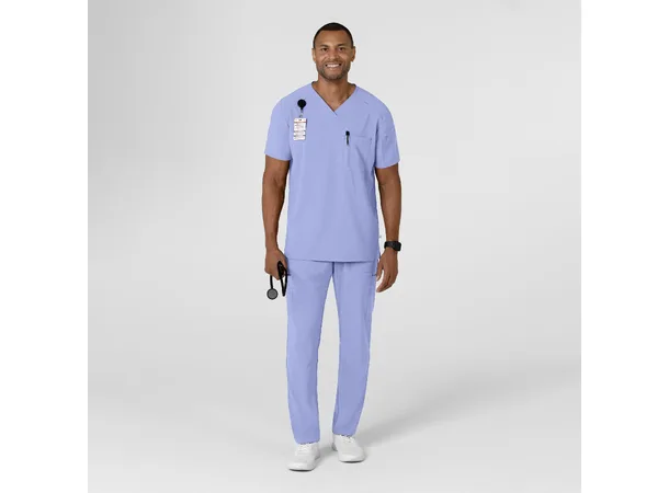 Renew Herretunika med fem lommer Ceil Blue L 
