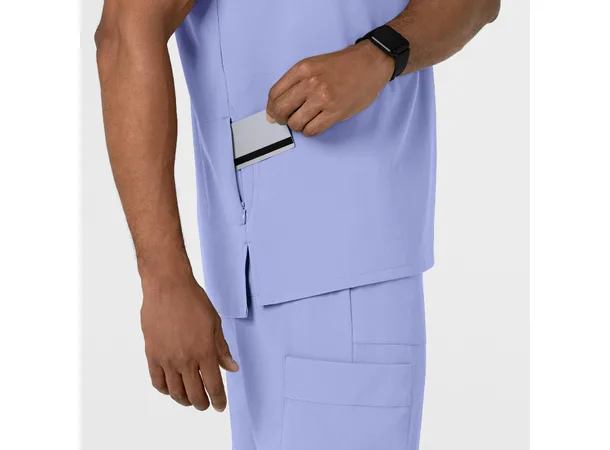 Renew Herretunika med fem lommer Ceil Blue L 
