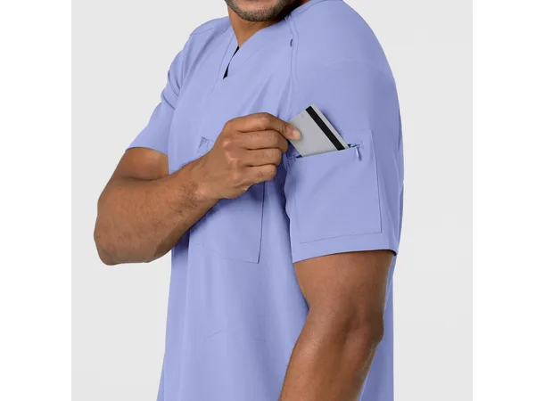 Renew Herretunika med fem lommer Ceil Blue L 