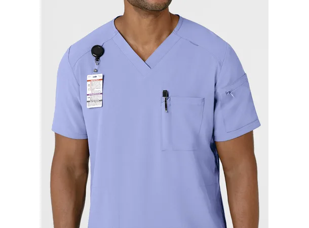 Renew Herretunika med fem lommer Ceil Blue L 