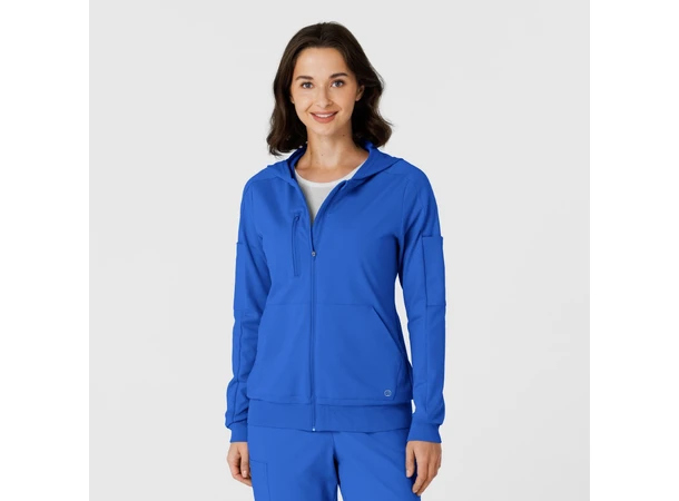 Renew Knit Damejakke med hette Royal S 