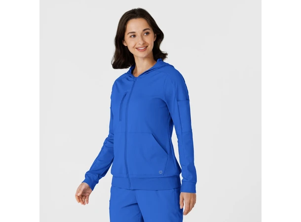 Renew Knit Damejakke med hette Royal S 