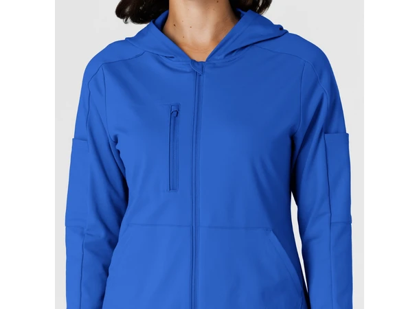 Renew Knit Damejakke med hette Royal S 