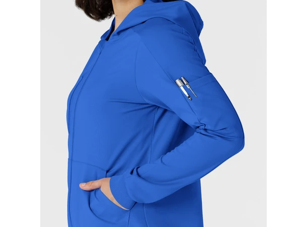 Renew Knit Damejakke med hette Royal S 