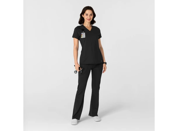 Renew Knit Yogabukse med strikk i livet Black S 