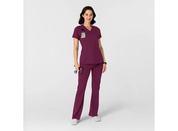 Renew Knit Yogabukse med strikk i livet Wine XL 