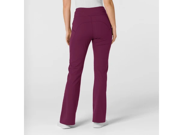 Renew Knit Yogabukse med strikk i livet Wine XL 