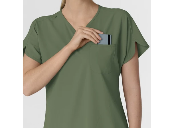 Renew Tunika med Hjerteformet hals Olive S 