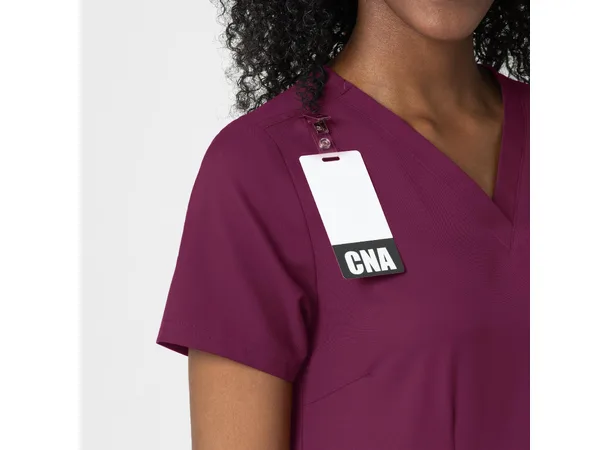 Thrive Dametunika med frontlommer Wine XXL 