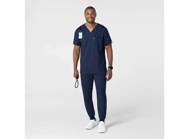 Thrive Herretunika med brystlomme Navy XL 