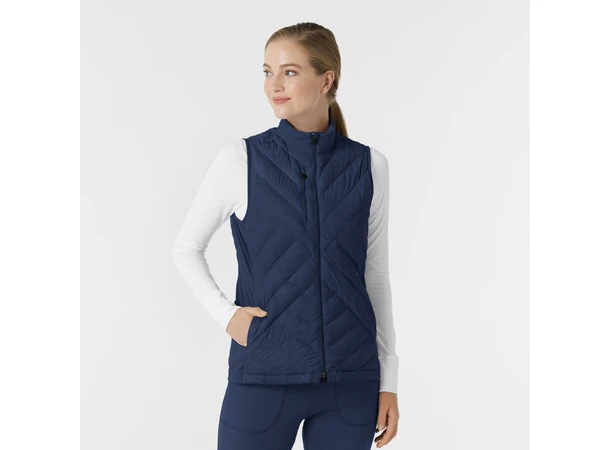 Tynn dunvest for dame Navy L 