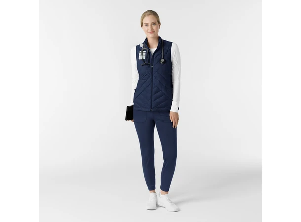 Tynn dunvest for dame Navy L 