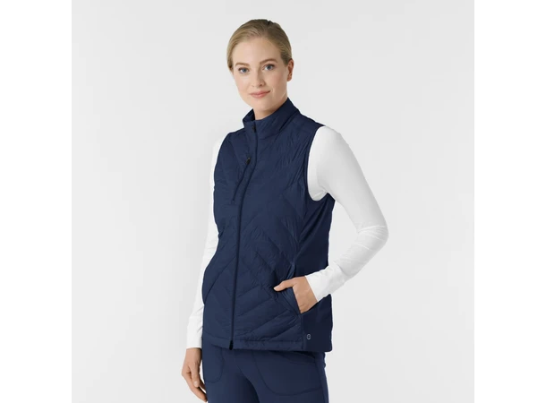 Tynn dunvest for dame Navy L 
