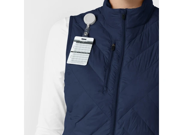 Tynn dunvest for dame Navy L 