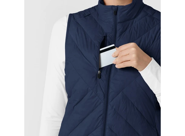 Tynn dunvest for dame Navy L 