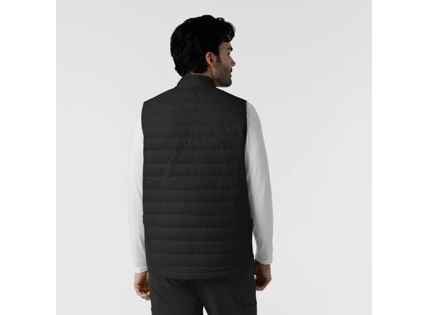 Tynn dunvest for herre Black S 