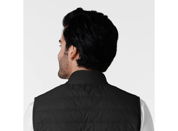 Tynn dunvest for herre Black S 