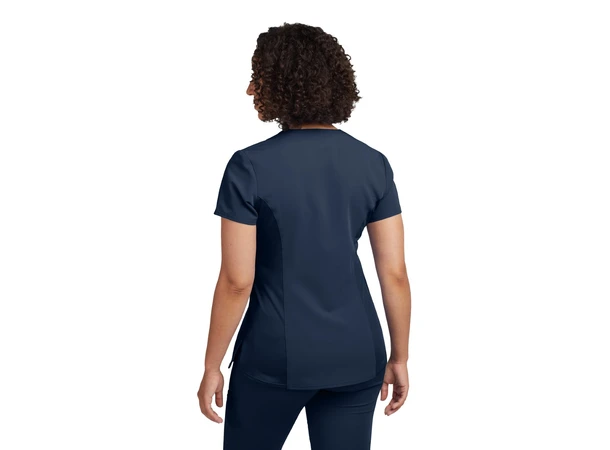 V-Tess Dametunika med V-hals Navy XL 