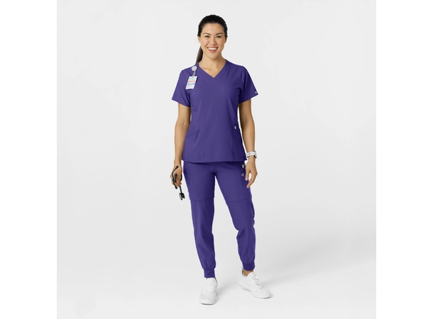 W123 Damebukse med strikk i ben Grape XXL 