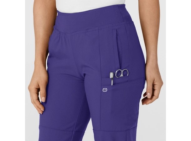 W123 Damebukse med strikk i ben Grape XXL 