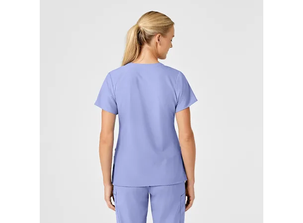 W123 Dametunika med V-hals Ceil Blue 3XL 