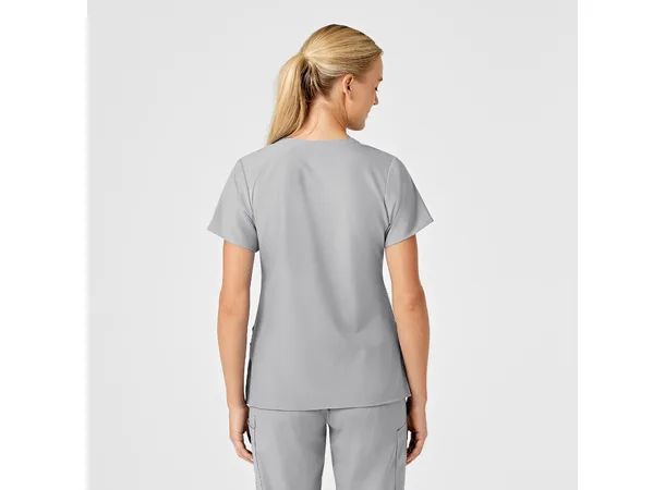 W123 Dametunika med V-hals Grey L 