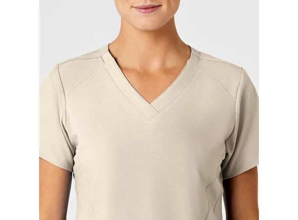 W123 Dametunika med V-hals Khaki 3XL 