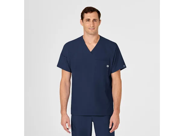 W123 Herretunika med V-hals Navy XL 