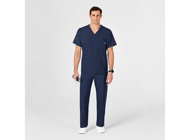 W123 Herretunika med V-hals Navy XL 