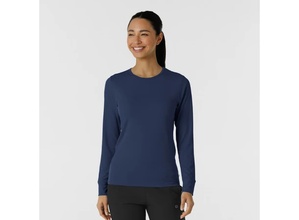 W123 Langermet T-shirt Navy S 
