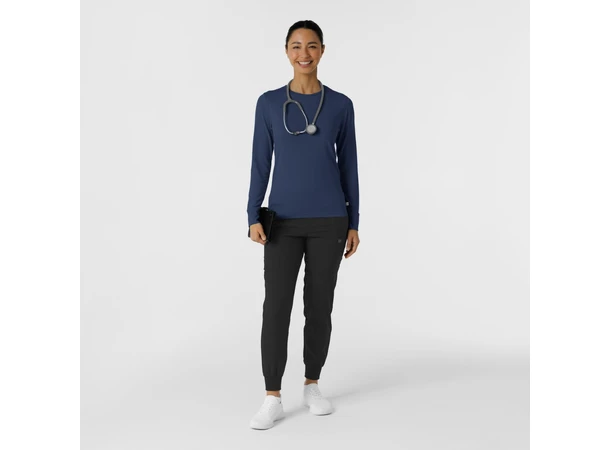 W123 Langermet T-shirt Navy S 