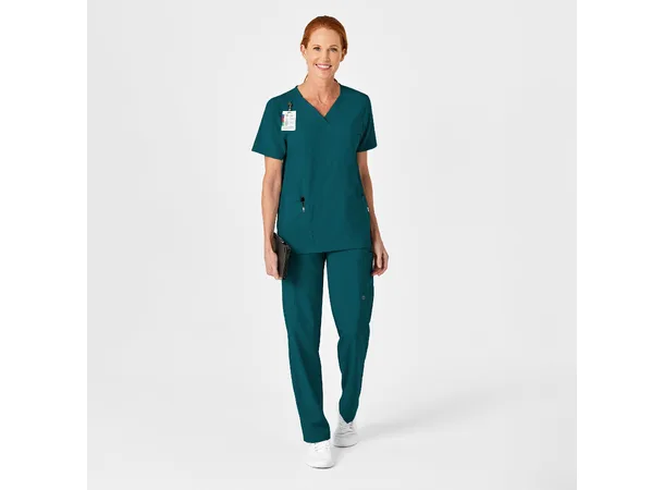 W123 Unisex tunika med 4 lommer Caribbean Blue 3XL 
