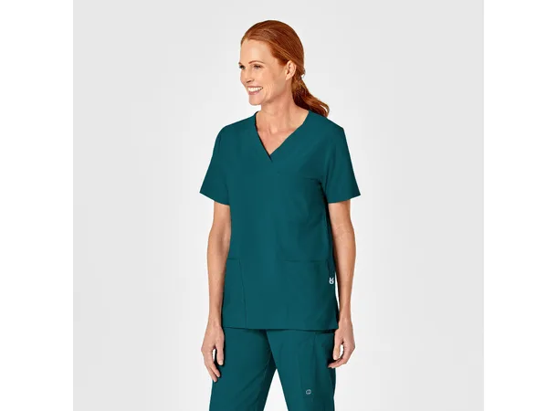 W123 Unisex tunika med 4 lommer Caribbean Blue 3XL 