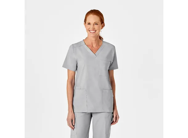 W123 Unisex tunika med 4 lommer Grey 3XL 