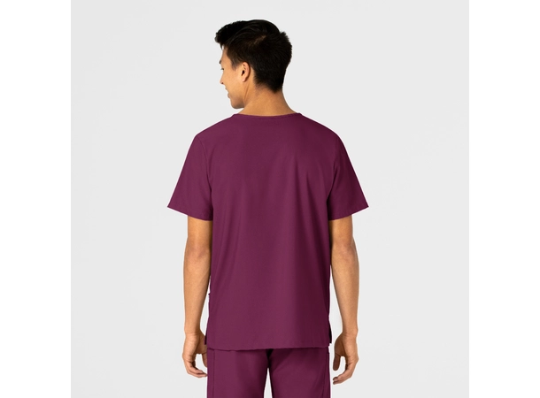 W123 Unisex tunika med 4 lommer Wine XL 