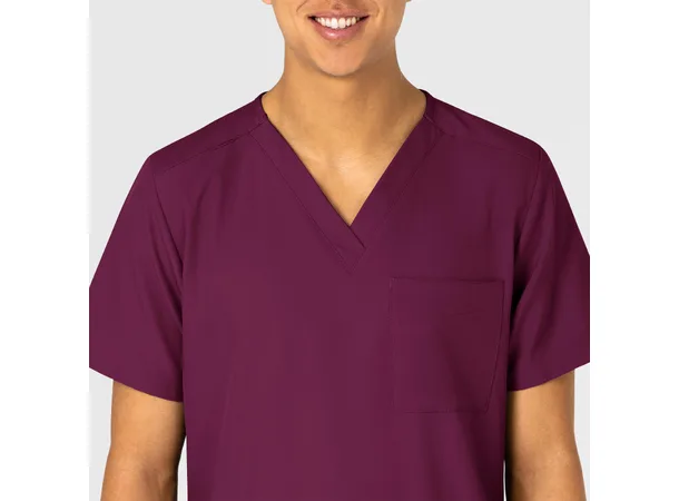 W123 Unisex tunika med 4 lommer Wine XL 