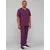 LEO Herretunika med brystlomme Plum  M 