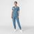 Renew Dametunika med V-hals og sidelomme Pacific Blue L 