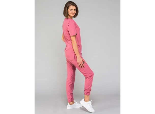 AVA Dametunika med brystlomme Flamingo Pink S 