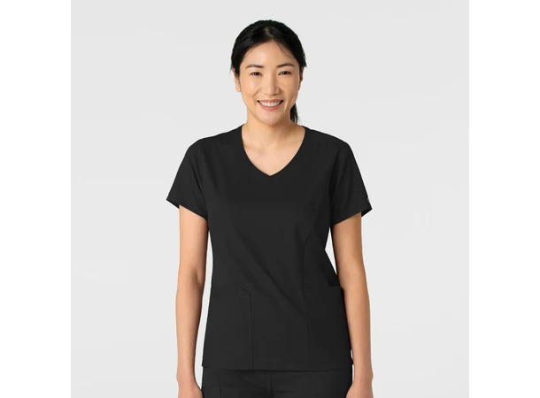 Boundless Dametunika med kurvet V-hals Black XXL 