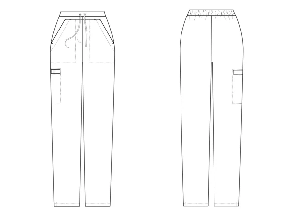DYNAMIC Damebukse med snøring i livet Steel Grey XS 