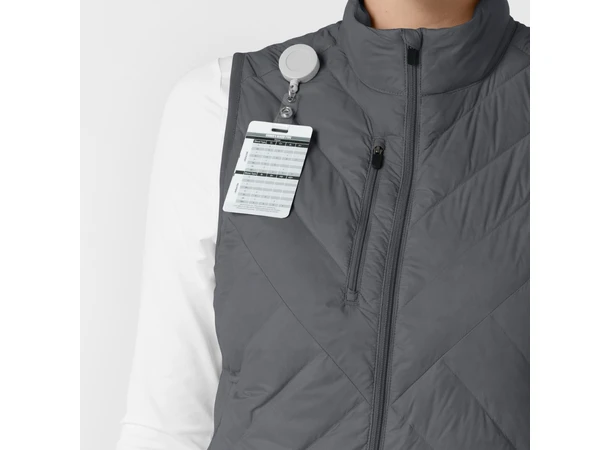 Layers dunvest for dame Pewter M 